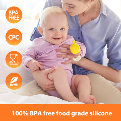 Качество еды BPA Pacifier Teether силикона ниппели младенца свободное с коробкой крышки