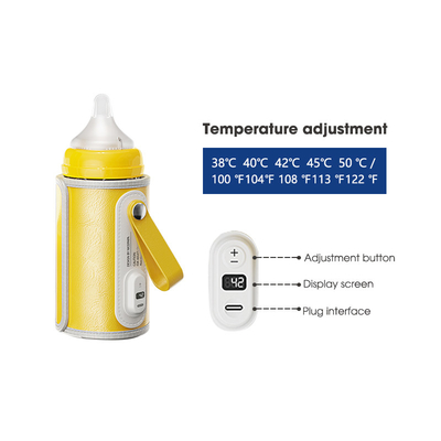 Грелки бутылки USB формулы грудного молока средство портативной Pro установленное пропускает кожа PU