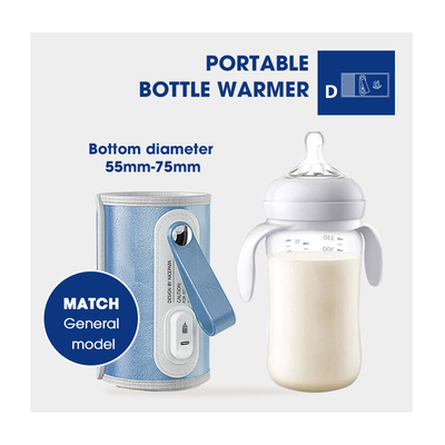 Бутылки перемещения USB грелка бутылки фидера дизайна велкро грудного молока портативной более теплая