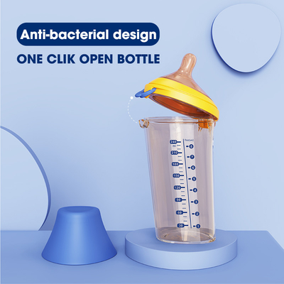 Отсутствие центрика с бутылки младенца крышки сальто действия фталаты свободное PPSU BPA 6 Oz свободные