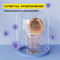 Отсутствие центрика с бутылки младенца крышки сальто действия фталаты свободное PPSU BPA 6 Oz свободные