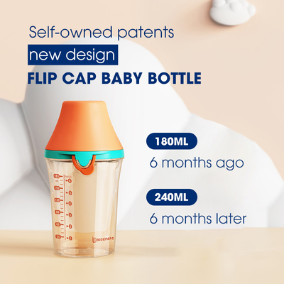 ниппели подачи бутылки младенца крышки сальто треугольника 150ml PPSU колика LFGB быстрой анти-
