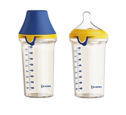 Славные бутылки младенца колики шеи BPA бутылки молока PPSU крышки сальто папы широкие свободные анти-