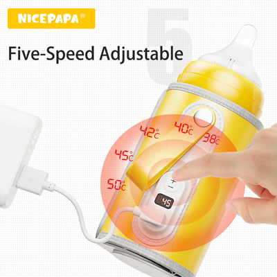 грелки бутылки младенца молока 5V 2A температура USB портативной регулируемая