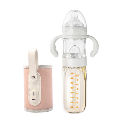 Набор более теплого стеклянного перемещения бутылки младенца изоляции USB питаясь с бутылкой младенца быстрого полного молока температуры регулировки милой