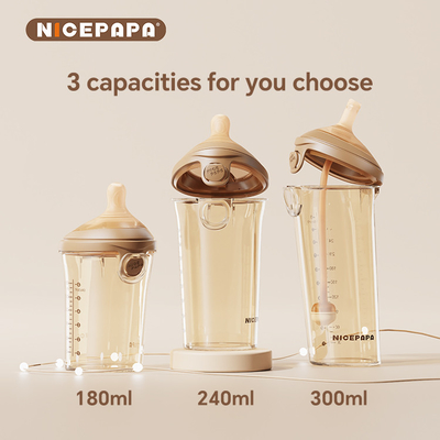 NICEPAPA FLIP-CAP PPSU детская бутылка Удушение Спасение Biberon 300ML детская смесь грудное молоко детская продукция для детей