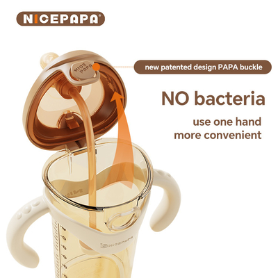 NICEPAPA FLIP-CAP PPSU детская бутылка Удушение Спасение Biberon 300ML детская смесь грудное молоко детская продукция для детей