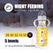 Ночь кормить распределителю формулы грелки нагрева электрическим током заряжателя USB бутылку 240ml стеклянного молока младенца питаясь