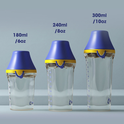 Рука свободное BPA бутылки младенца одного крышки сальто шеи славной папы широкая свободная